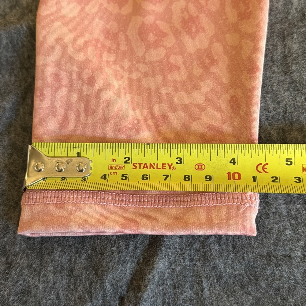 New Glyder Sultry Sherbert Leopard Leggings High Waisted Wicking Large Sold Out - Picture 8 of 13